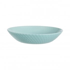 Piatto Fondo Luminarc Pampille Turchese Vetro (20 cm) (24 Unità)