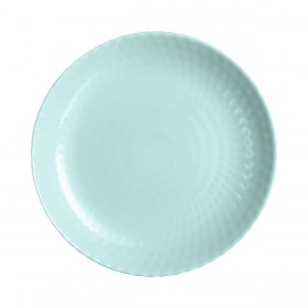 Piatto da pranzo Luminarc Pampille Turquesa Turchese Vetro 25 cm (24 Unità)