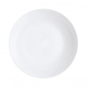 Piatto Fondo Luminarc Pampille Bianco Vetro (20 cm) (24 Unità)