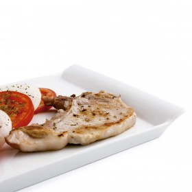 Teglia da Cucina Quid Gastro Fresh Ceramica Bianco (31 x 23 cm) (6 Unità)