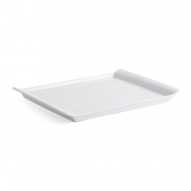 Teglia da Cucina Quid Gastro Fresh Ceramica Bianco (31 x 23 cm) (6 Unità)