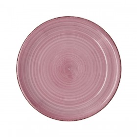 Piatto da pranzo Quid Vita Peoni Rosa Ceramica Ø 27 cm (12 Unità)