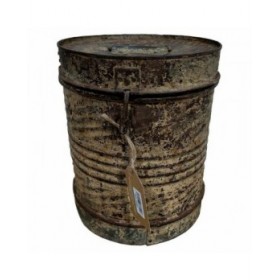 Bidone decorativo Alexandra House Living Marrone Ferro Stile artigianale 23 x 27 x 23 cm
