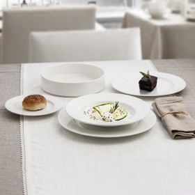 Piatto Fondo Ariane Prime Ceramica Bianco (23 cm) (12 Unità)
