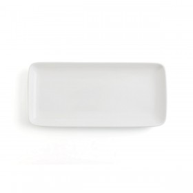 Teglia da Cucina Ariane Vital Coupe Rettangolare Ceramica Bianco (36 x 16,5 cm) (6 Unità)