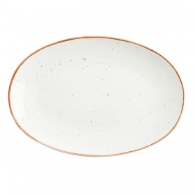 Teglia da Cucina Ariane Terra Ovale Ceramica Beige (Ø 26 cm) (12 Unità)