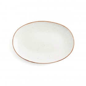 Teglia da Cucina Ariane Terra Ovale Ceramica Beige (Ø 32 cm) (6 Unità)