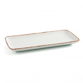 Teglia da Cucina Ariane Terra Rettangolare Ceramica Beige (28 x 14 cm) (6 Unità)