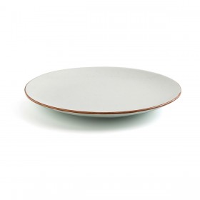 Piatto da pranzo Ariane Terra Beige Ceramica Ø 31 cm (6 Unità)