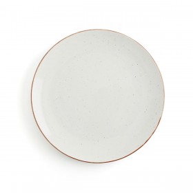 Piatto da pranzo Ariane Terra Beige Ceramica Ø 31 cm (6 Unità)