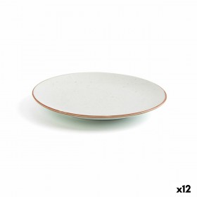 Piatto da pranzo Ariane Terra Beige Ceramica Ø 18 cm (12 Unità)