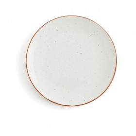 Piatto da pranzo Ariane Terra Beige Ceramica Ø 18 cm (12 Unità)