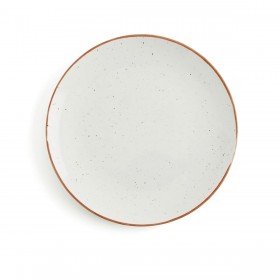 Piatto da pranzo Ariane Terra Beige Ceramica Ø 21 cm (12 Unità)
