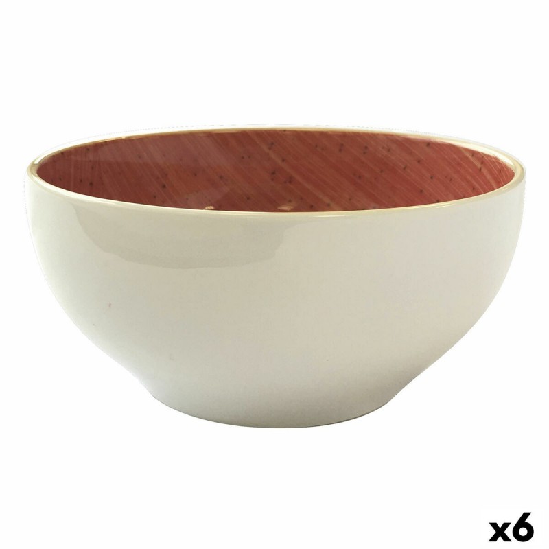 Ciotola Ariane Terra Ceramica Rosso (Ø 15 cm) (6 Unità)