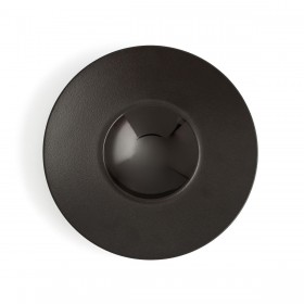 Piatto Fondo Ariane Gourmet Ceramica Nero (Ø 28 cm) (6 Unità)