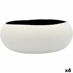 Piatto Fondo Ariane Organic Ceramica Nero 16 cm (6 Unità)