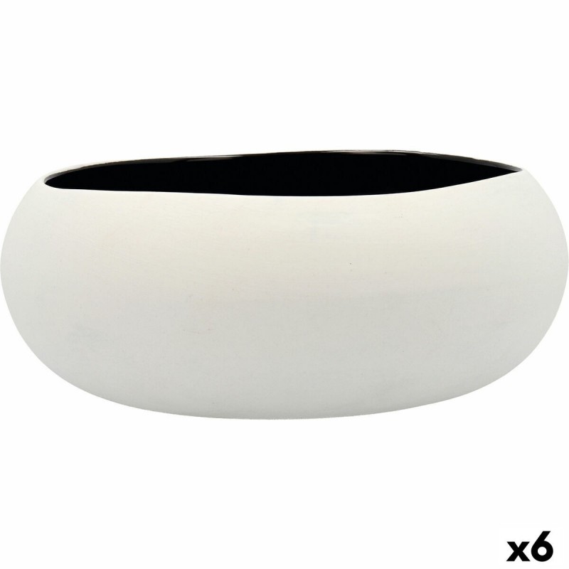 Piatto Fondo Ariane Organic Ceramica Nero 16 cm (6 Unità)
