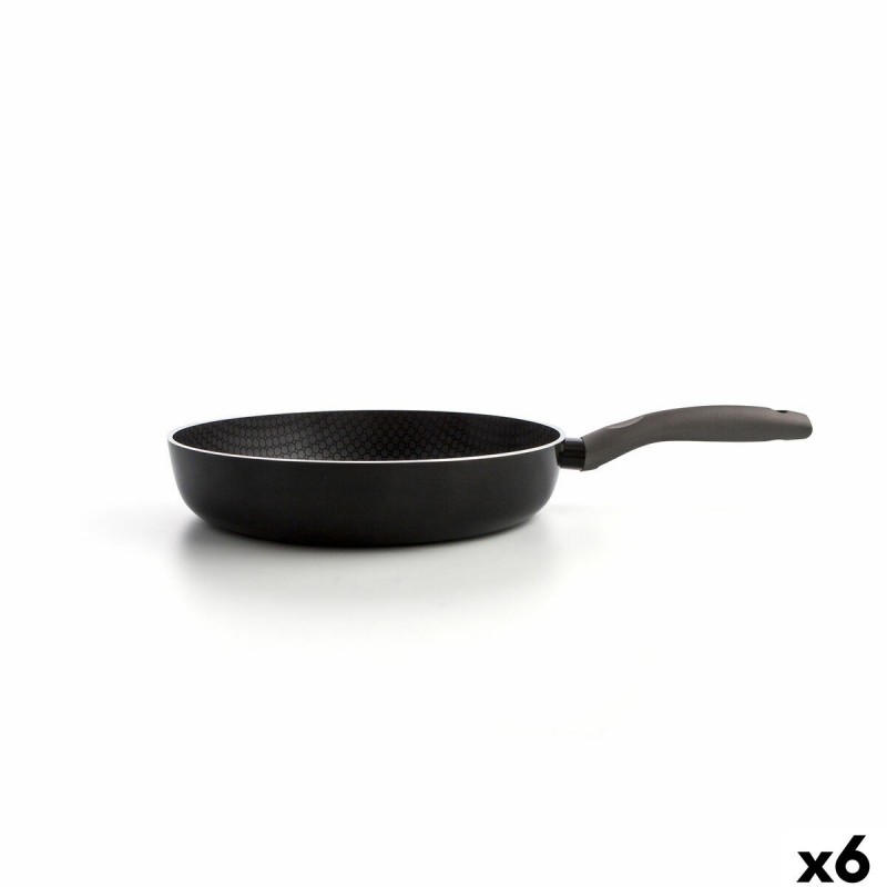 Padella Quid Honey Nero Metallo Ø 28 cm (6 Unità)