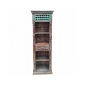 Scaffale Alexandra House Living Marrone Legno Riciclato 34 x 180 x 56 cm