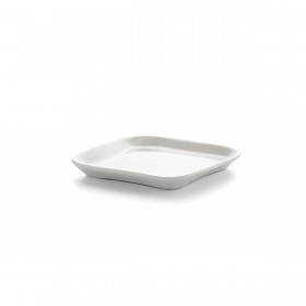 Vassoio per aperitivi Ariane Alaska Bianco Ceramica Quadrato 11,4 x 11,4 cm (18 Unità)