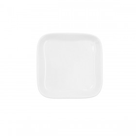 Vassoio per aperitivi Ariane Alaska Bianco Ceramica Quadrato 11,4 x 11,4 cm (18 Unità)