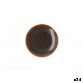 Piatto da pranzo Ariane Decor Marrone Ceramica Ø 15 cm (24 Unità)