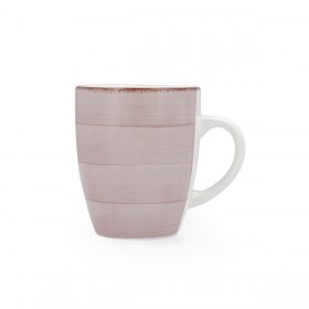 Tazza Quid Vita Morning Ceramica Rosa 350 ml (12 Unità)