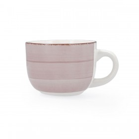 Tazza Quid Vita Morning Ceramica Rosa (470 ml) (12 Unità)