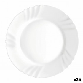 Piatto da pranzo Bormioli Rocco Ebro Bianco Vetro (36 Unità)