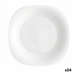 Piatto da Dolce Bormioli Rocco Parma Bianco Vetro (24 Unità)