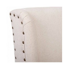 Sgabello Alexandra House Living Beige Legno d'albero della gomma 58 x 104 x 48 cm