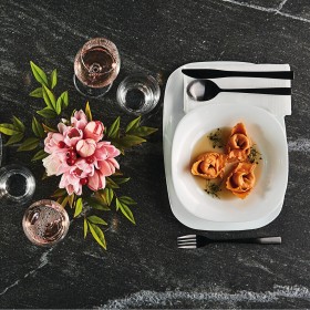 Teglia da Cucina Bormioli Rocco Parma Rettangolare Bianco Vetro 20 x 28 cm (24 Unità)
