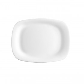 Teglia da Cucina Bormioli Rocco Parma Rettangolare Bianco Vetro (18 x 21 cm) (24 Unità)