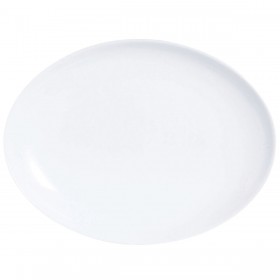 Teglia da Cucina Luminarc Diwali Ovale Bianco Vetro (33 x 25 cm) (12 Unità)