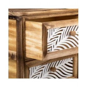 Cassettiera Alexandra House Living Marrone Legno Legno di paulownia 29 x 58 x 40 cm