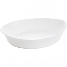 Teglia da Cucina Luminarc Smart Cuisine Ovale 32 x 20 cm Bianco Vetro (6 Unità)