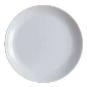 Piatto da pranzo Luminarc Diwali Granit Grigio Vetro Vetro temperato 25 cm (24 Unità)