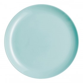 Piatto da pranzo Luminarc Diwali Turquesa Turchese Vetro 25 cm (24 Unità)