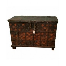 Baule Alexandra House Living Marrone Legno di mango 60 x 80 x 108 cm