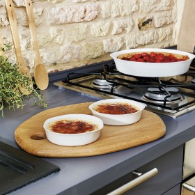 Teglia Luminarc Smart Cuisine Bianco Vetro Ø 14 cm Bassa (12 Unità)