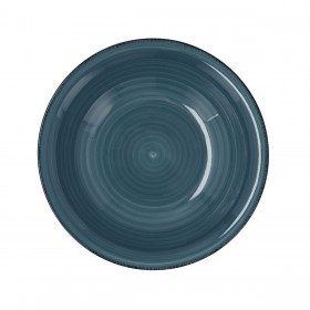 Piatto Fondo Quid Vita Ceramica Azzurro (ø 21,5 cm) (12 Unità)