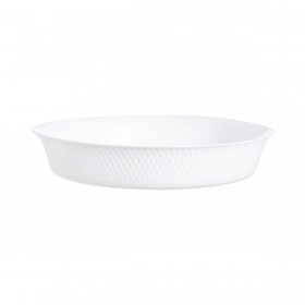 Teglia da Cucina Luminarc Smart Cuisine Rotonda Bianco Vetro Ø 28 cm (6 Unità)