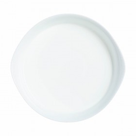 Teglia da Cucina Luminarc Smart Cuisine Rotonda Bianco Vetro Ø 28 cm (6 Unità)