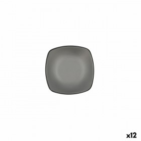 Ciotola per Aperitivi Bidasoa Gio Grigio Plastica 13 x 13 cm 12 Unità
