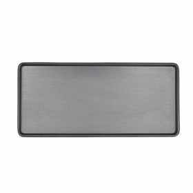 Teglia da Cucina Bidasoa Gio Grigio Plastica 31,5 x 14,5 cm (9 Unità)