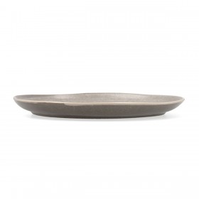 Piatto da pranzo Bidasoa Gio Irregolare Grigio Ceramica 26,5 cm (4 Unità)
