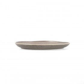Piatto da pranzo Bidasoa Gio Irregolare Grigio Ceramica 20 cm (6 Unità)
