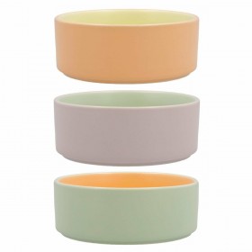 Ciotola Quid Vitamina Bicolore Ceramica 13 x 13 x 5,2 cm (6 Unità)