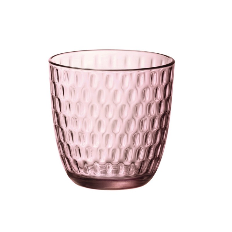 Set di Bicchieri Bormioli Rocco Slot Lilla Vetro Con rilievo 290 ml 6 Unità
