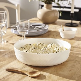 Teglia da Cucina Luminarc Smart Cuisine Bianco Vetro Ø 26 cm (5 Unità)